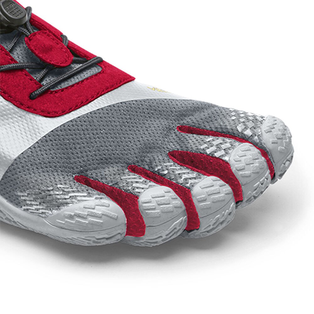 Tenis Deportivos Hombre Grises/Rojos - FiveFingers Kso Evo - KAJZGX-067